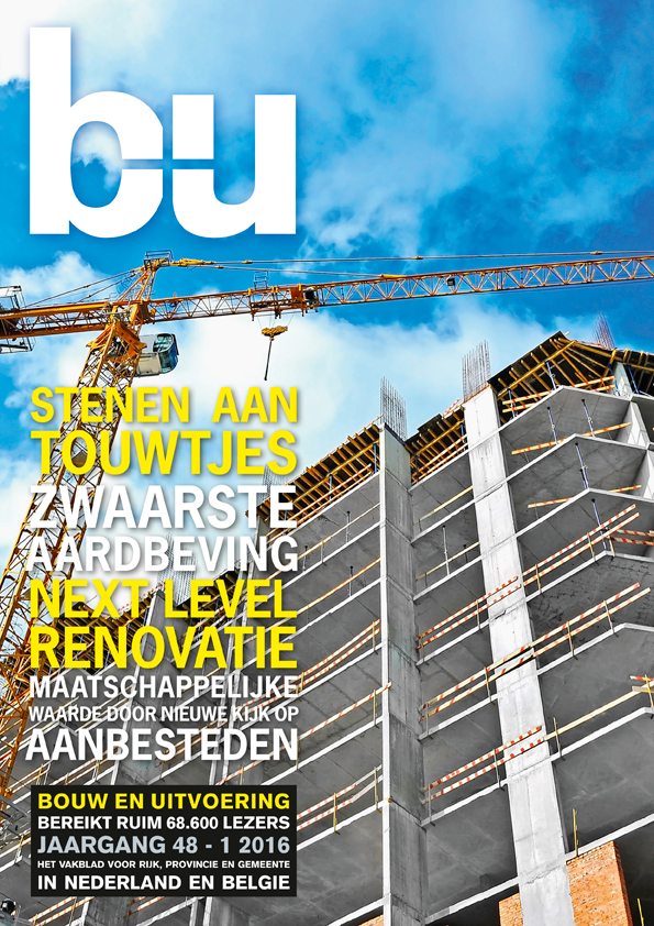 Cover magazine Bouw en Uitvoering 1-2016