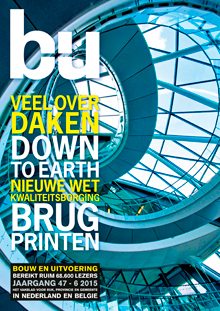 Cover magazine Bouw en Uitvoering 6-2015