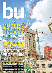 Cover magazine Bouw en Uitvoering 2-2018