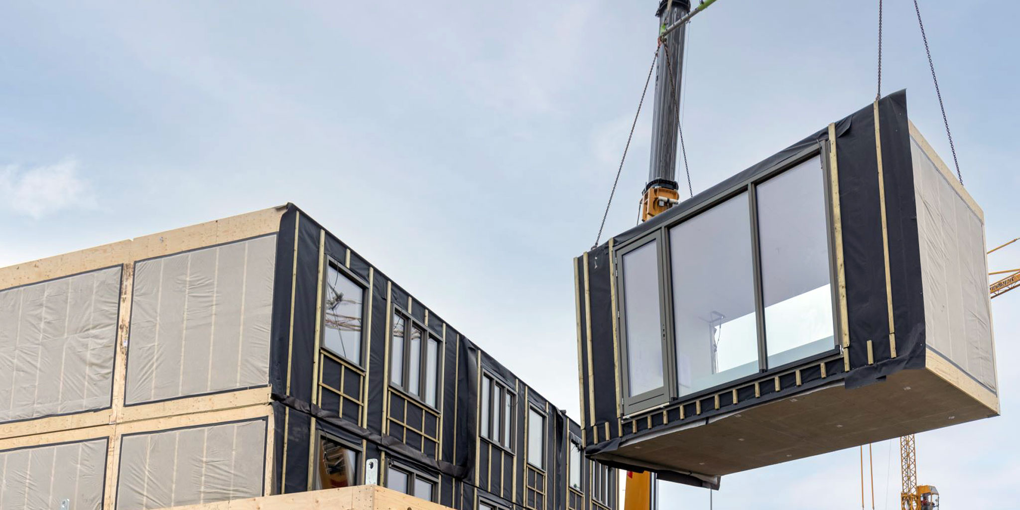 geWOONhout, nieuwe fabriek voor circulaire houten woningen 2