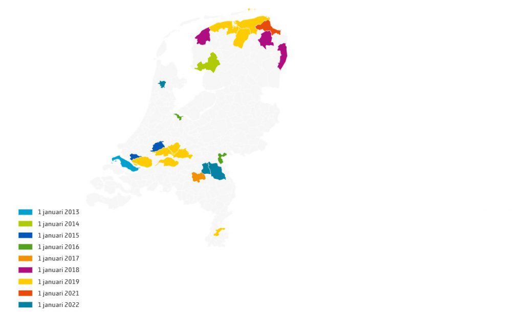  Aantal gemeenten daalt door herindeling