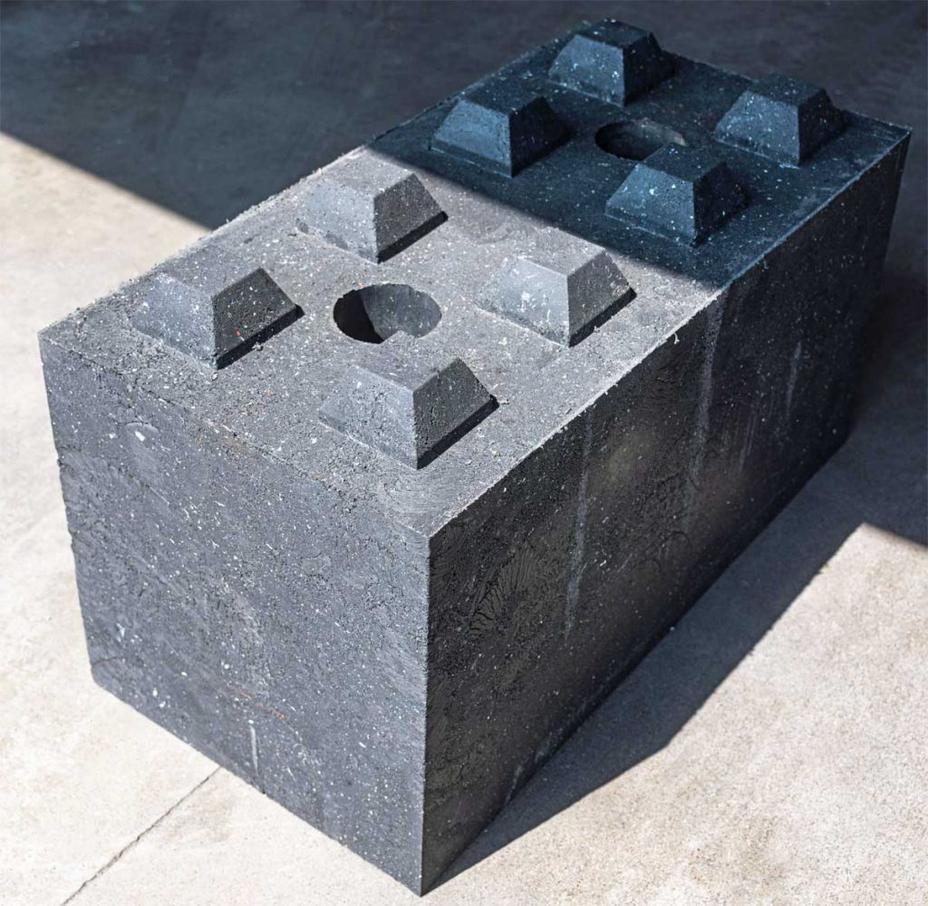 GRC blocks: PVC bouwblok van gerecycled PVC met KIWA-certificering